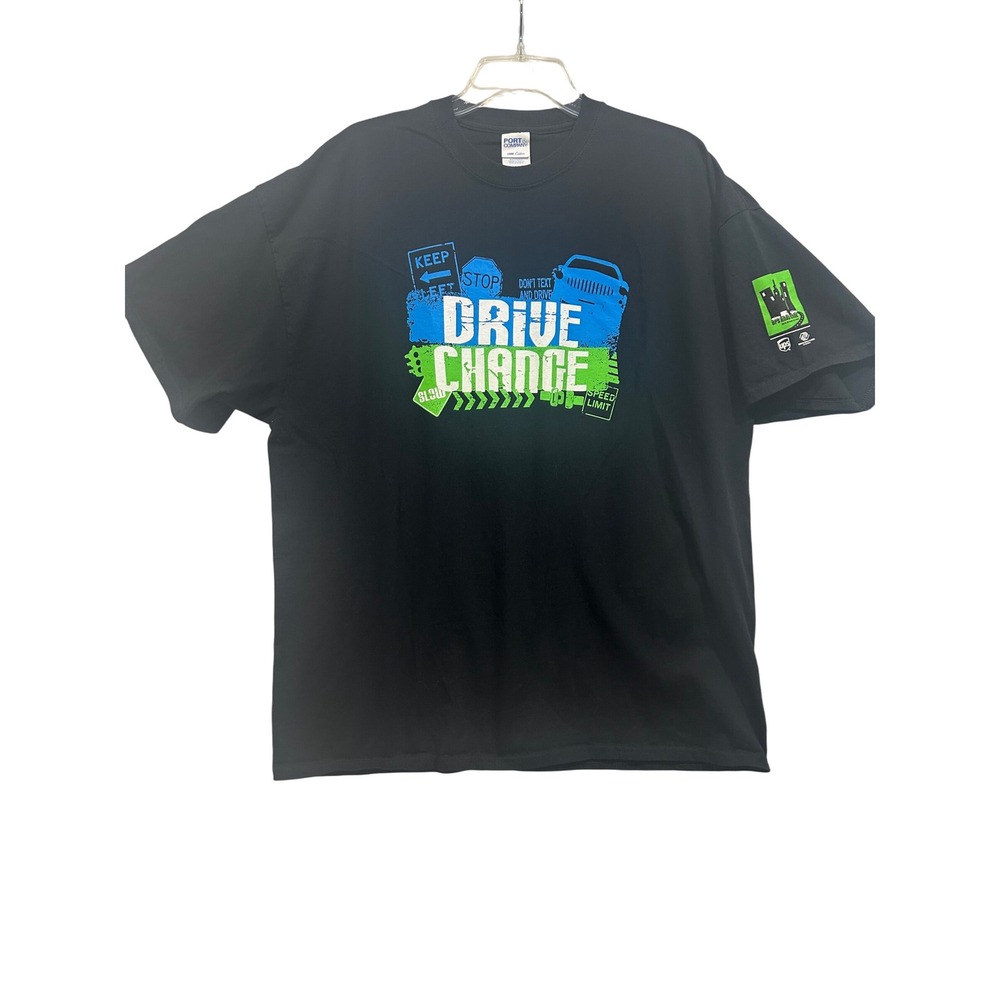 Port & Company Drive Change Graphic Tee UPS Road Code Black 2XL
(669)
